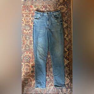 Abercrombie & Fitch CURVE LOVE High Rise Super Skinny Ankle Jeans